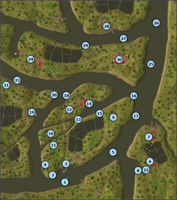 1 - Misja 2- Vietnamese Connection - mapa | Wietnam | Men of War Wietnam - Men of War: Wietnam - poradnik do gry