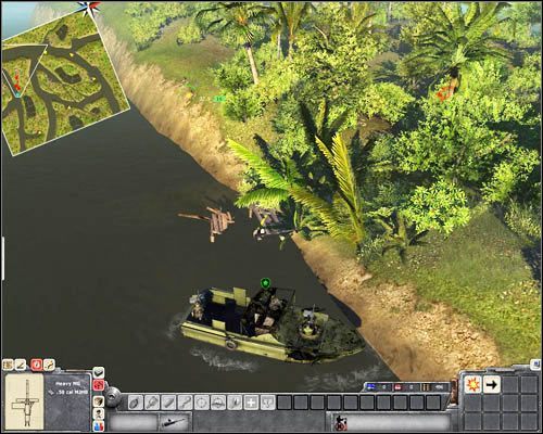 Kiedy dostaniesz komunikat o oczyszczeniu bazy, jeszcze nie schodź z łodzi - Misja 2- Vietnamese Connection (3) | Wietnam | Men of War Wietnam - Men of War: Wietnam - poradnik do gry