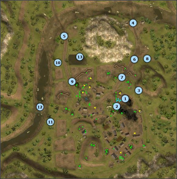 1 - Misja 4- Gatecrushers - mapa | Wietnam | Men of War Wietnam - Men of War: Wietnam - poradnik do gry