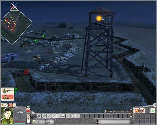 Ukryj dwóch ludzi z nożami w miejscu pokazanym na obrazku poniżej - Misja 5- Happy Tet Day (2) | Wietnam | Men of War Wietnam - Men of War: Wietnam - poradnik do gry