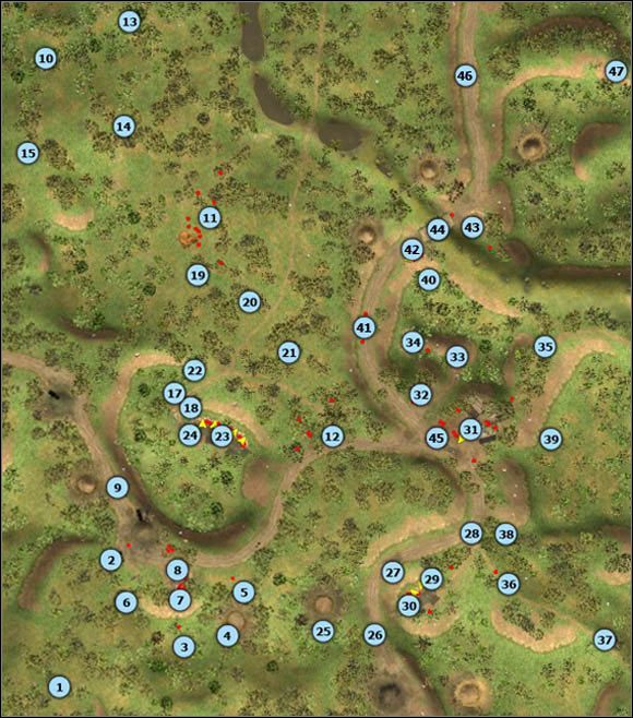 1 - Misja 3- On the Trail of Uncle Ho - mapa | USA | Men of War Wietnam - Men of War: Wietnam - poradnik do gry