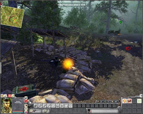 Nowy cel: Destroy the truck convoy incoming from the south - Misja 3- On the Trail of Uncle Ho (1) | USA | Men of War Wietnam - Men of War: Wietnam - poradnik do gry