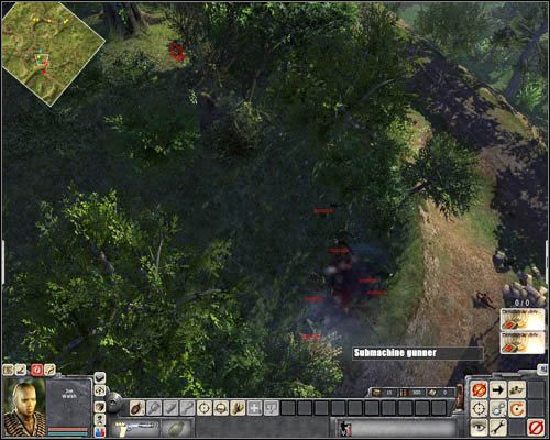 Najpierw z daleka zdejmij snajperem dwóch żołnierzy patrolujących drogę w [41] - chyba że rozprawiłeś się z nimi już wcześniej - Misja 3- On the Trail of Uncle Ho (3) | USA | Men of War Wietnam - Men of War: Wietnam - poradnik do gry