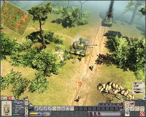 Pamiętaj też, że wielu z twoich żołnierzy (w tym i ci, którzy siedzą w czołgach) mają narzędzia, za pomocą których można naprawić pojazdy - Misja 4- Die Hard Attack (2) | USA | Men of War Wietnam - Men of War: Wietnam - poradnik do gry