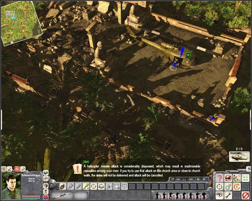 Ponieważ przeciwnik będzie nacierał w coraz większym tempie, nie zdziw się, jeśli po jakimś czasie stracisz swoich ludzi przy karabinach - Misja 5- Long Way Home (3) | USA | Men of War Wietnam - Men of War: Wietnam - poradnik do gry