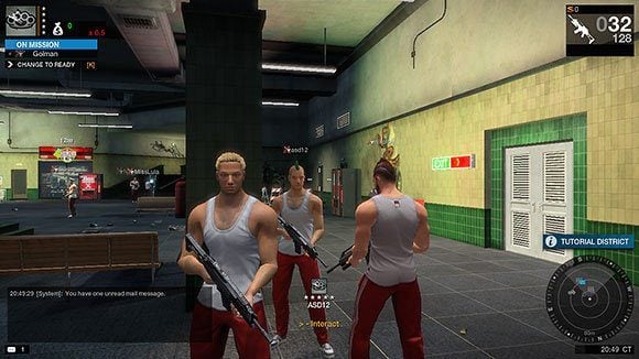 Pojawisz się tuż obok swojego pierwszego, treningowego kontaktu - Misja treningowa - Rozpoczęcie gry - APB: Reloaded - poradnik dla początkujących