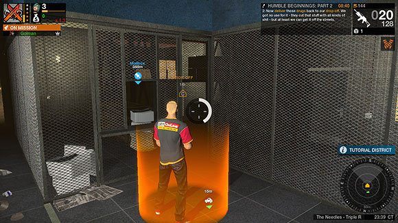 Kiedy sprawdzisz już pocztę, wróć do samochodu (albo ukradnij inny lub przywołaj nowy) i po raz kolejny wyraź gotowość do misji naciskając klawisz [K] - Misja treningowa - Rozpoczęcie gry - APB: Reloaded - poradnik dla początkujących