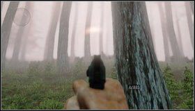 Idąc dalej przejdziemy pod zwalonym drzewem i podsłuchamy rozmowę gangsterów - Jeszcze więcej marihuany - Rozdział 1 - Call of Juarez: The Cartel - Kimberly Evans - poradnik do gry