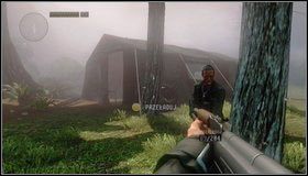 Podążamy za znacznikiem misji [1] i mijamy jeden z namiotów po lewej - Jeszcze więcej marihuany - Rozdział 1 - Call of Juarez: The Cartel - Kimberly Evans - poradnik do gry