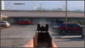 Koło motelu [1] czeka nas starcie z następnymi wrogami - Ukryta okazja - Rozdział 5 - Call of Juarez: The Cartel - Kimberly Evans - poradnik do gry