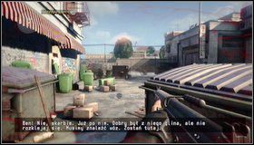 Wybijamy wrogów i przebiegamy przez jeden z budynków - Eskorta na piechotę - Rozdział 6 - Call of Juarez: The Cartel - Kimberly Evans - poradnik do gry