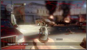 Za zakrętem helikopter zostanie trafiony rakietą - Bitwa na ulicach - Rozdział 8 - Call of Juarez: The Cartel - Kimberly Evans - poradnik do gry