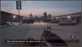 Spotykamy się z resztą i idziemy ulicą [1] - droga zakręci w lewo - Na parkingach motelowych - Rozdział 10 - Call of Juarez: The Cartel - Kimberly Evans - poradnik do gry