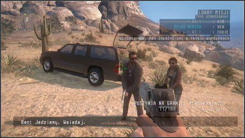 Dobieramy sprzęt i wsiadamy do wozu - Zabij snajperów - Rozdział 11 - Call of Juarez: The Cartel - Kimberly Evans - poradnik do gry