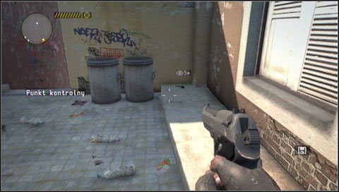 Gdy podejdziemy drogą w górę zjedzie na nas samochód - Miasteczko - Rozdział 14 - Call of Juarez: The Cartel - Kimberly Evans - poradnik do gry