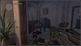 Wracamy do korytarza i eliminujemy wrogów - Pierwsze wejście do hacjendy - Rozdział 15 - Call of Juarez: The Cartel - Kimberly Evans - poradnik do gry