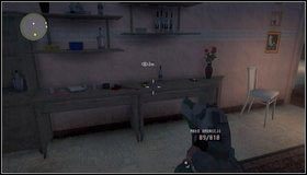 Przedmiot specjalny #4 - przed akcją grupową przy podwójnych drzwiach skręcamy do pomieszczenia z prawej - Pierwsze wejście do hacjendy - Rozdział 15 - Call of Juarez: The Cartel - Kimberly Evans - poradnik do gry