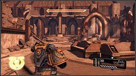 Drugiego wroga znajdziesz na górze po prawej [1] - 2 - Przeciw wszystkiemu - Opis przejścia - Warhammer 40,000: Space Marine - poradnik do gry