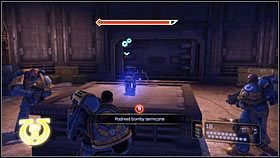 Pokonując mały oddział orków, dotrzesz do zbrojowni [1] - 3 - Podbrzusze Bestii - Opis przejścia - Warhammer 40,000: Space Marine - poradnik do gry