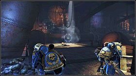 Jak tylko zejdziesz ze zniszczonego wagonu, rozpocznie się cut-scenka, z której dowiesz się o tajemniczym inkwizytorze [1] - 5 - Inkwizytor - Opis przejścia - Warhammer 40,000: Space Marine - poradnik do gry