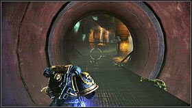 Tunel zaprowadzi cię do drzwi, które będziesz mógł bez problemu otworzyć [1] - 7 - Serce Ciemności - Opis przejścia - Warhammer 40,000: Space Marine - poradnik do gry