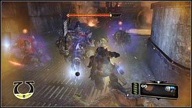 W większym korytarzu czeka cie starcie z kolejnymi hordami zielonoskórych [1] - 7 - Serce Ciemności - Opis przejścia - Warhammer 40,000: Space Marine - poradnik do gry