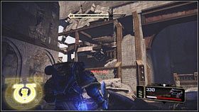 Gdy walka dobiegnie końca, udaj się do korytarza w prawym-górnym rogu lokacji [1] - 8 - Szepty Umarłych - Opis przejścia - Warhammer 40,000: Space Marine - poradnik do gry