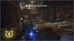 Tunel pod ruinami zaprowadzi cie do małego składu amunicji [1] - 8 - Szepty Umarłych - Opis przejścia - Warhammer 40,000: Space Marine - poradnik do gry