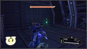 Na dole czeka cię jeszcze więcej walki, ale przeciwnicy nie powinni sprawiać większych kłopotów [1] - 11 - Droga Bez Powrotu - Opis przejścia - Warhammer 40,000: Space Marine - poradnik do gry