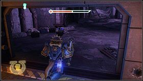 Z bramy po lewej wybiegną na ciebie kolejne stwory [1] - 12 - Umierająca Światłość - Opis przejścia - Warhammer 40,000: Space Marine - poradnik do gry