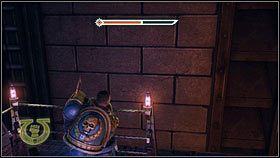 Po oczyszczeniu terenu wejdź na żelazną kładkę, która zaprowadzi cię na platformę [1] - 12 - Umierająca Światłość - Opis przejścia - Warhammer 40,000: Space Marine - poradnik do gry