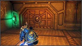 Korytarz na dole zaprowadzi cię do mechanizmu aktywującego Tytana [1] - 13 - Przebudzenie Olbrzyma - Opis przejścia - Warhammer 40,000: Space Marine - poradnik do gry