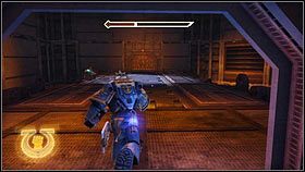 Gdy klamry Tytana zostaną zwolnione, przejdź przez kolejną bramę i przy pomocy nowego karabinu, zniszcz latającą w okolicy wieżyczkę [1] - 13 - Przebudzenie Olbrzyma - Opis przejścia - Warhammer 40,000: Space Marine - poradnik do gry