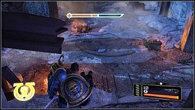 Na końcu ścieżki zostaniesz zaatakowany przez dwóch przeciwników [1] - 15 - Książę Demonów - Opis przejścia - Warhammer 40,000: Space Marine - poradnik do gry