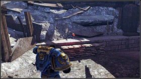 Po odnalezieniu Leandrosa [1] i pokonaniu nacierających orków, idź cały czas prosto - Rozdział 2 - Serwoczaszki - Warhammer 40,000: Space Marine - poradnik do gry