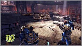 Gdy dotrzesz do hali fabrycznej z wyskakującymi z rur orkami, idź cały czas prosto - Rozdział 6 - Serwoczaszki - Warhammer 40,000: Space Marine - poradnik do gry