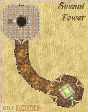 Na konsoli sterującej znajdują się cztery przyciski, z których każdy może być włączony lub wyłączony - razem 16 kombinacji do sprawdzenia - Savant Tower, South East Wilderness w Wizardry 8 - Wizardry 8 - poradnik do gry