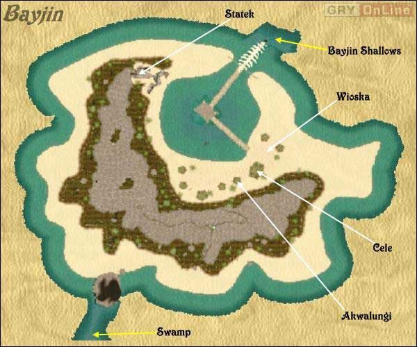 Miejsce bardzo urokliwe turystycznie, lecz wyjątkowo paskudne zważywszy szanse na przeżycie w nim drużyny - Bayjin w Wizardry 8 - Wizardry 8 - poradnik do gry