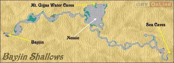 Wiedzie tędy jedyna droga do Sea Caves - miejsca spoczynku Martena - Bayjin Shalows, Sea Caves w Wizardry 8 - Wizardry 8 - poradnik do gry