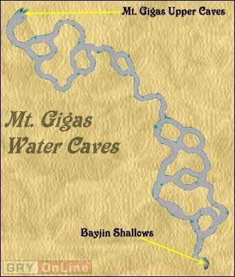 Przejście tędy pozwala dotrzeć do Sea Caves z pominięciem niebezpiecznej wyspy Bayjin - Mt Gigas Water Caves w Wizardry 8 - Wizardry 8 - poradnik do gry