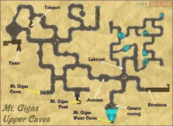 Tutaj znajduje się kwatera generała Yamira i tutaj sierżant Rubble prowadzi bardziej zaawansowane szkolenia dla rekrutów - Mt Gigas Upper Caves w Wizardry 8 - Wizardry 8 - poradnik do gry