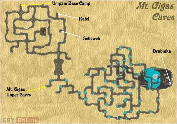 Ot, przejście na wyższy poziom góry - Mt Gigas Caves w Wizardry 8 - Wizardry 8 - poradnik do gry
