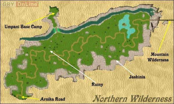 Nie jest to jakieś szczególnie interesujące miejsce - Northern Wilderness w Wizardry 8 - Wizardry 8 - poradnik do gry