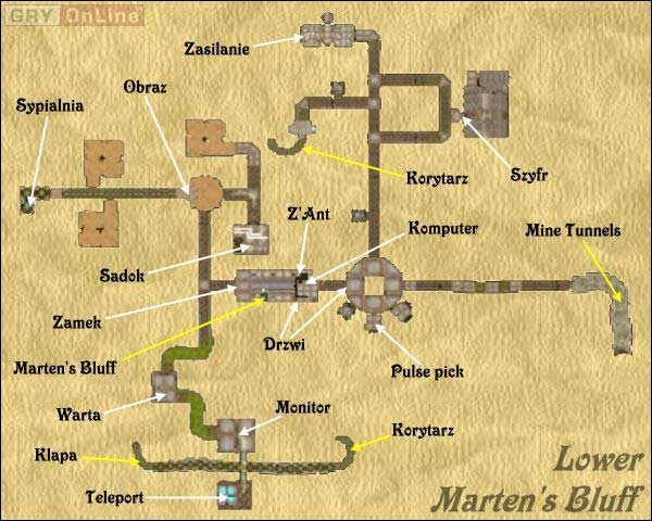 Obecna siedziba TRangów - Lower Martens Bluff w Wizardry 8 - Wizardry 8 - poradnik do gry