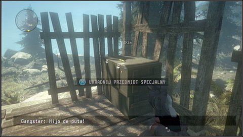 Przedmiot specjalny Guerra #2 - po zjechaniu na dół liną obracamy się w lewo - Zjazd kolejką linową | Rozdział 1 | Call of Juarez The Cartel - Call of Juarez: The Cartel - poradnik do gry