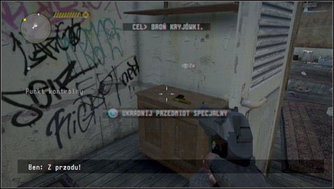 Przedmiot specjalny Guerra #5 - w drugim budynku (gdzie bronimy się przed atakami z przodu i z tyłu) jest jeden przedmiot - W drugim budynku | Rozdział 2 | Call of Juarez The Cartel - Call of Juarez: The Cartel - poradnik do gry