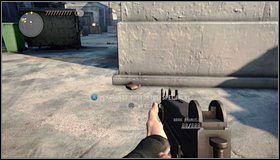 Przedmiot specjalny Ben McCall #2 - na końcu uliczki, przy rogu budynku, leży portfel do zabrania - Eskorta na piechotę | Rozdział 6 | Call of Juarez The Cartel - Call of Juarez: The Cartel - poradnik do gry