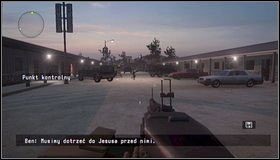 Spotykamy się z resztą i idziemy ulicą [1] - droga zakręci w lewo - Na parkingach motelowych | Rozdział 10 | Call of Juarez The Cartel - Call of Juarez: The Cartel - poradnik do gry