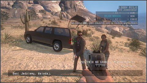 Dobieramy sprzęt i wsiadamy do wozu - Zabij snajperów - Evans, Guerra | Rozdział 11 | Call of Juarez The Cartel - Call of Juarez: The Cartel - poradnik do gry