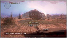 Pędzimy na dół krętą ścieżką, omijając wozy przeciwników, a później pustkowiami przed siebie - Droga w dół - Evans, Guerra | Rozdział 11 | Call of Juarez The Cartel - Call of Juarez: The Cartel - poradnik do gry